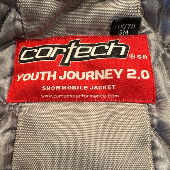 Cortech Youth Small Journey 2.0 Snowmobile Jacket in Blue & Black - Picture 10 of 15